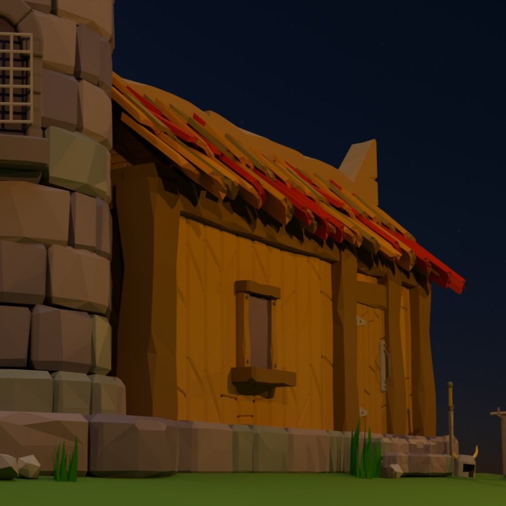 Short animated sequences were created to present the environment as a navigable space. These motion tests focus on slow camera movement, lighting shifts, and atmosphere rather than character animation. The animations serve as progress documentation and as a way to explore how the environment reads over time.